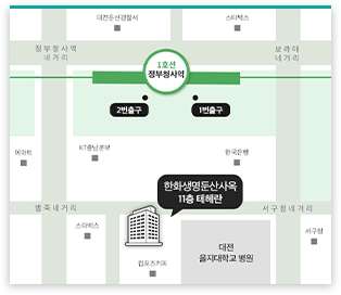 대전 지사 약도